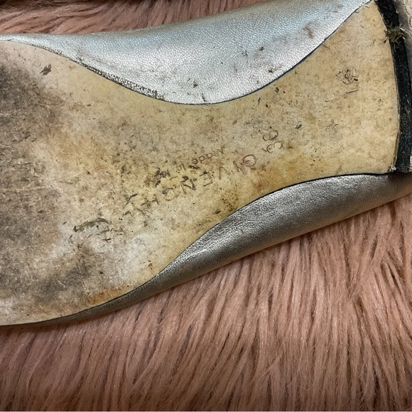 Givenchy Pointed Gold Ballet Flats Size 36 - Picture 11 of 14